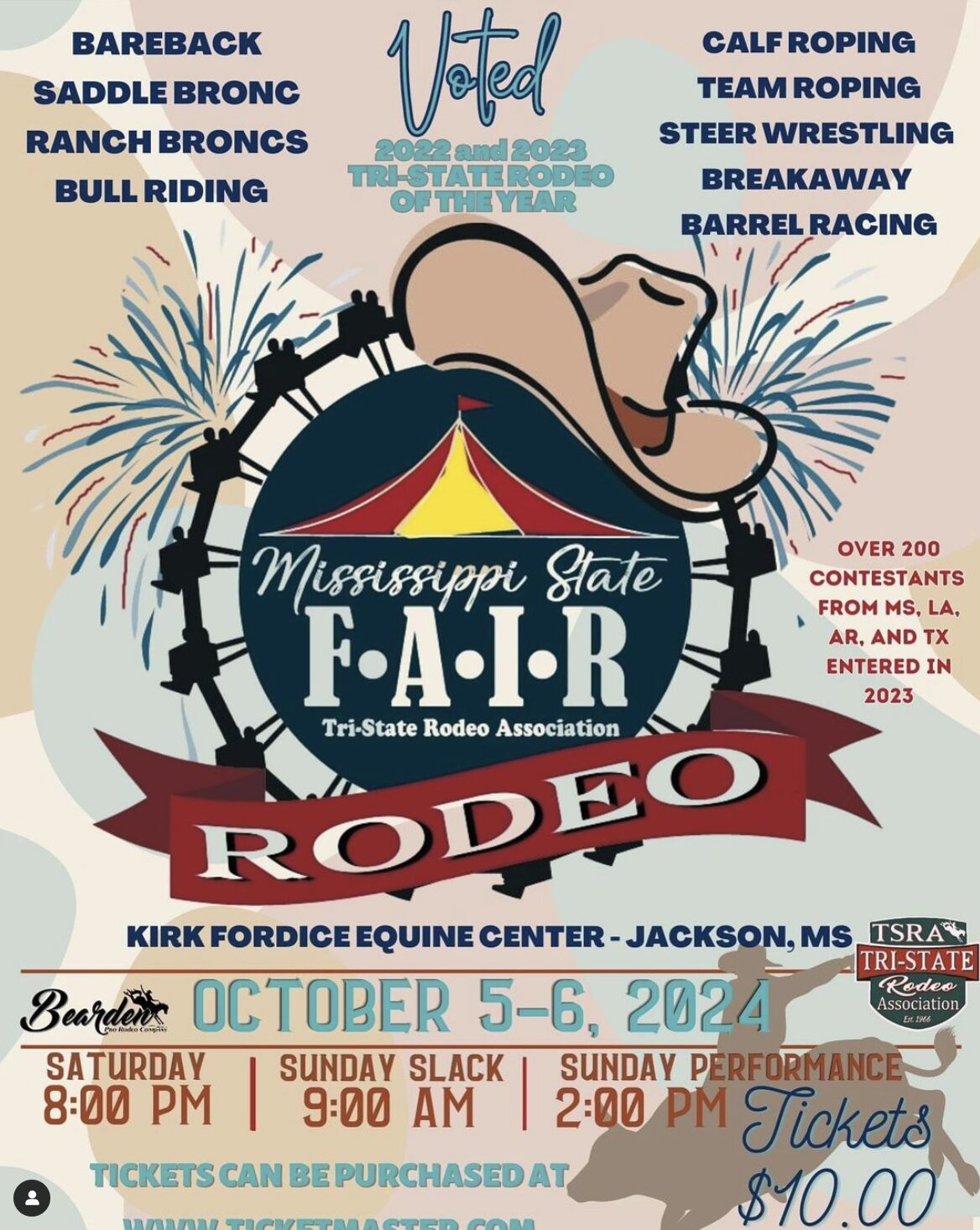 Mississippi State Fair: Tri-State Rodeo